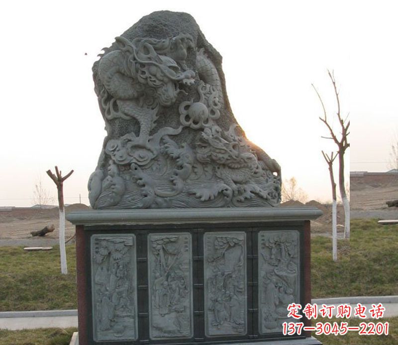 福州精美的大理石龙雕塑