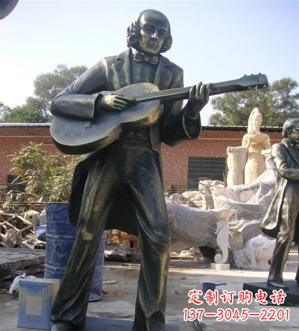 福州高端精致吉他雕塑