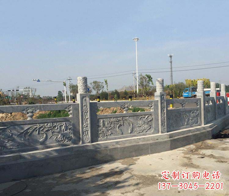 福州风格各异的精美公园仿古石栏板雕塑