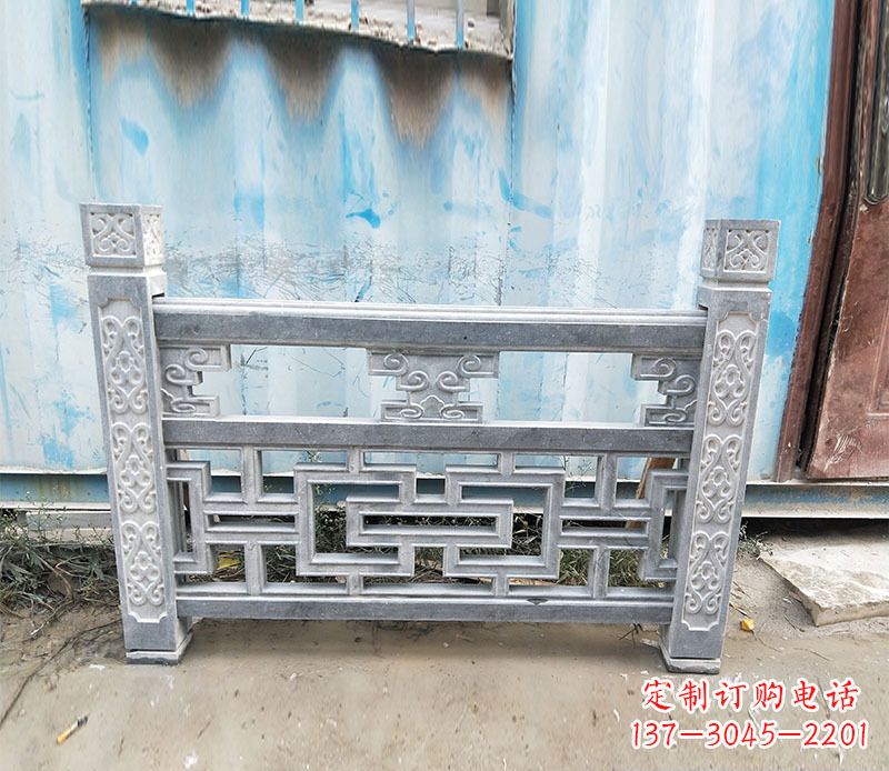 福州艺术精美的公园仿古石栏板雕刻
