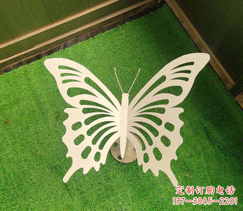 福州优雅迷人的蝴蝶不锈钢雕塑
