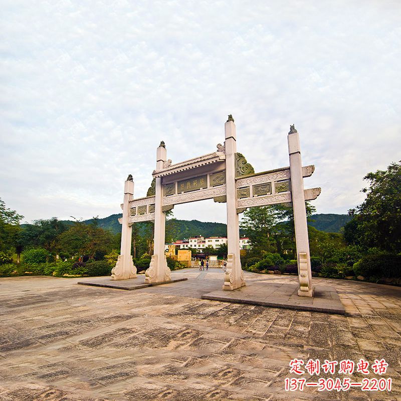 福州精美石牌坊雕塑