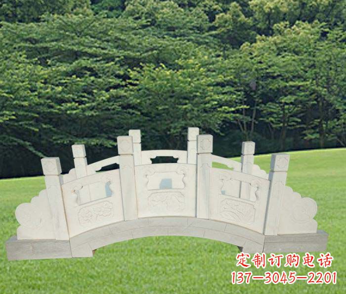 福州公园汉白玉石拱桥