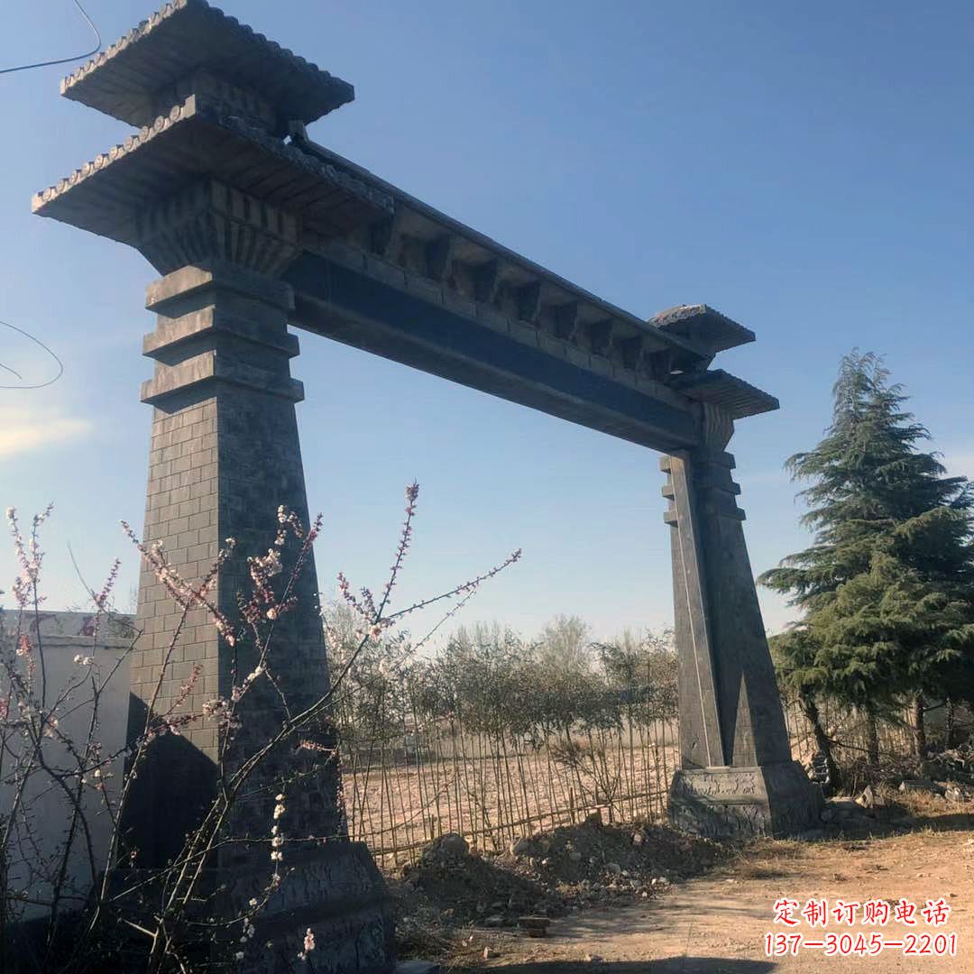 福州公园汉阙大门石雕