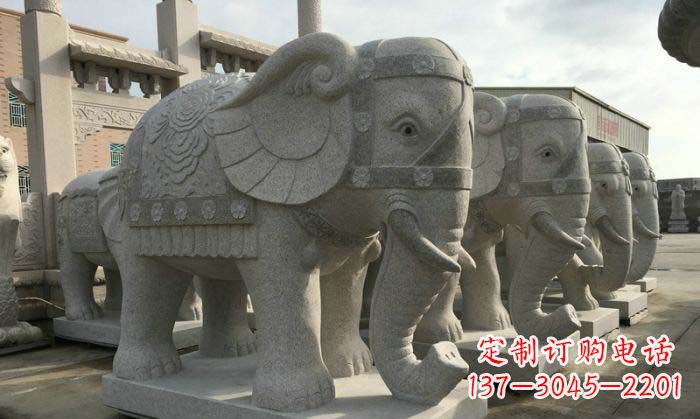 福州庄严雄伟的大象石雕