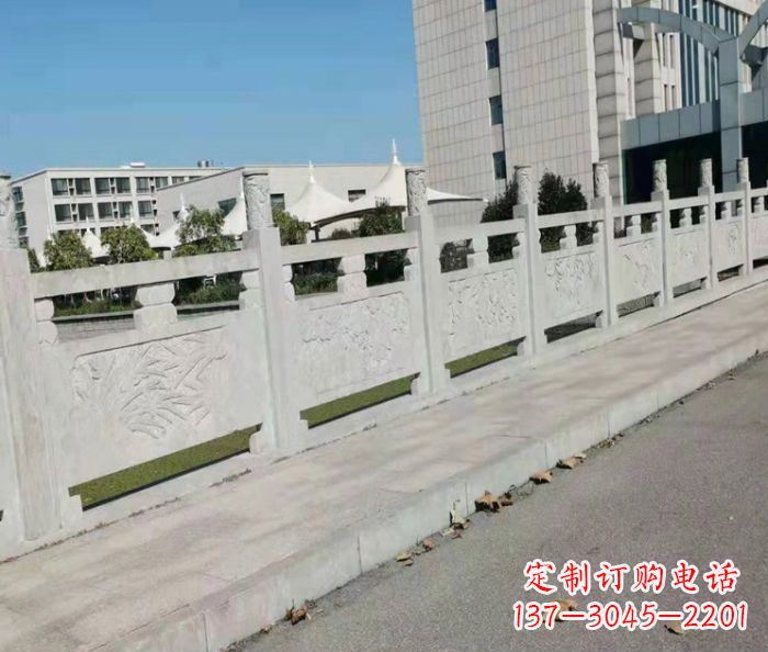 福州精美大理石浮雕栏板