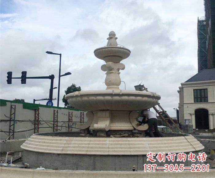 福州公园景观大型喷泉石雕