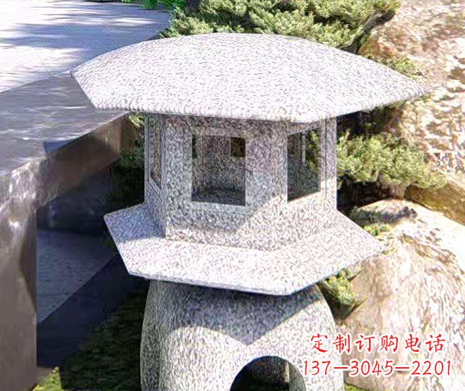 福州公园景观小型石灯雕塑 (2)