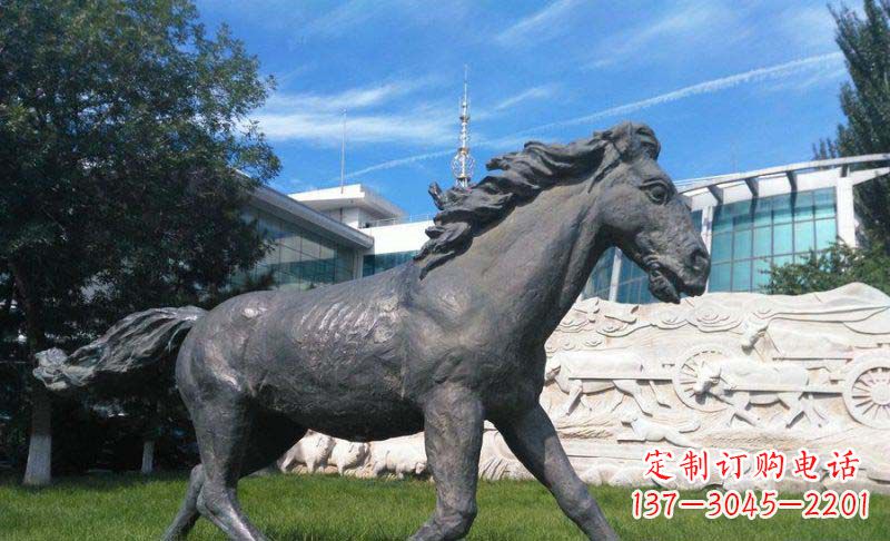 福州马动物铜雕塑