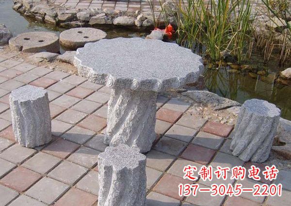 福州公园石桌凳雕塑