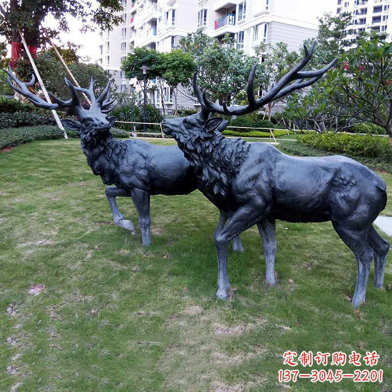 福州自然风格动物铜雕塑