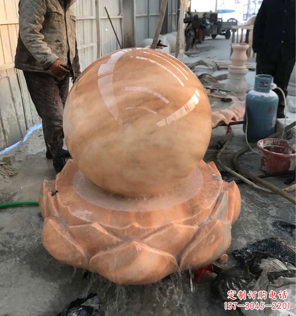 福州观音风水球定制雕塑