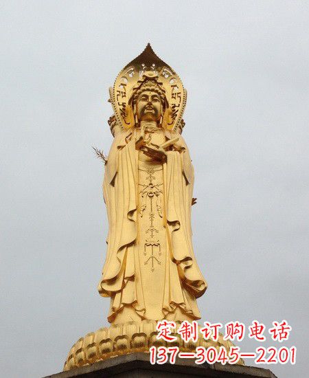 福州观音铜雕塑-传承千年古风
