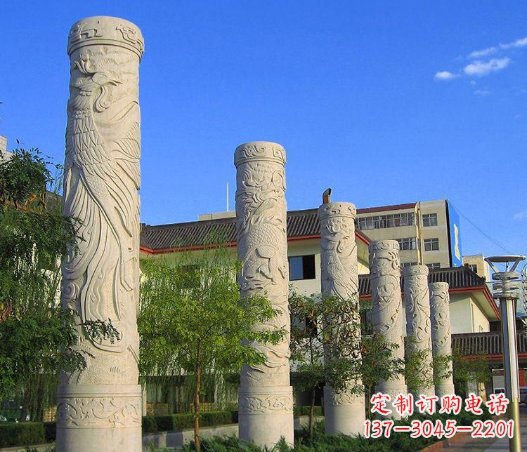 福州中领雕塑:凤凰石雕精美雕塑