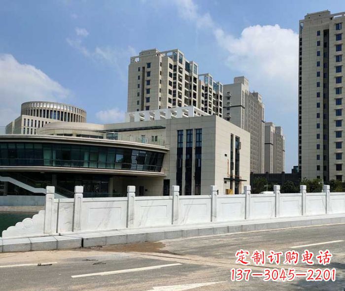 福州享受精美的广场景观大理石栏板雕塑