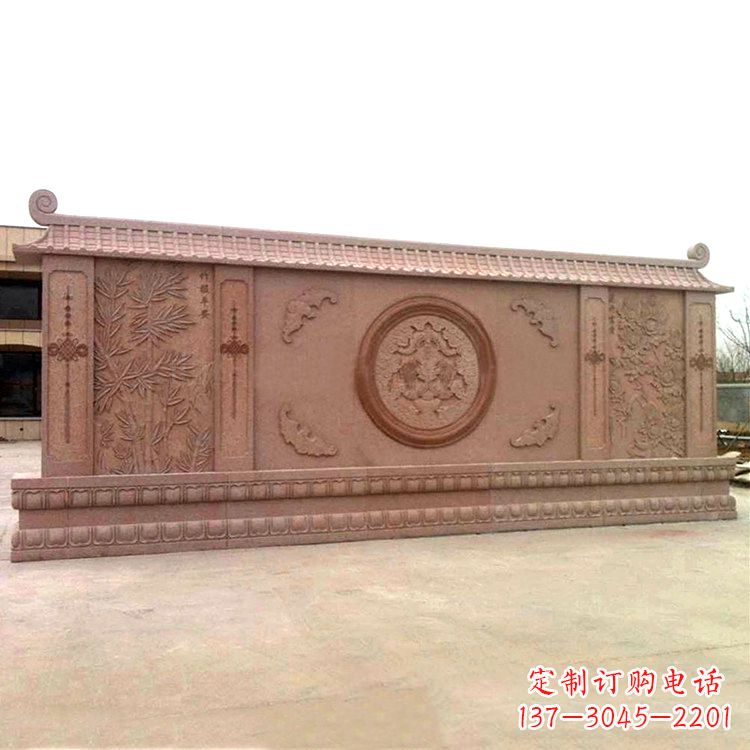 福州广场影壁石雕