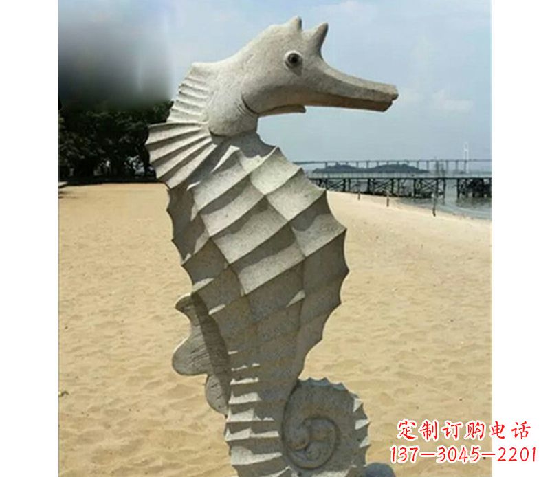 福州海马雕塑,海边景观装饰精美雕刻