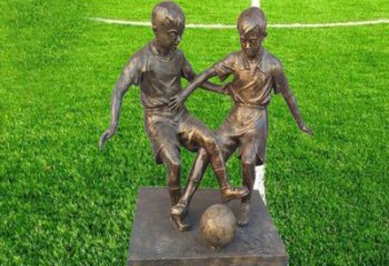 福州金属足球雕塑，展现童真烂漫！