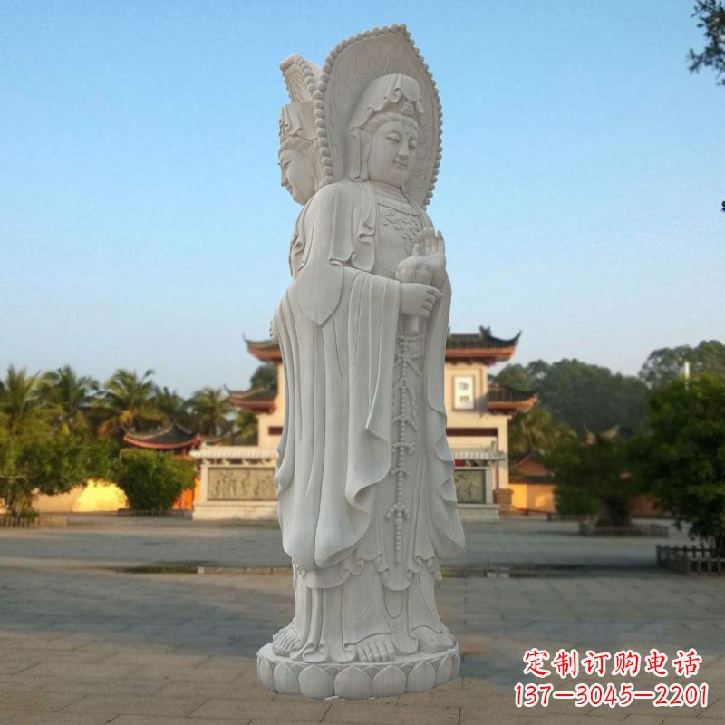 福州三面观音塑像,让你的生活充满智慧和祥和