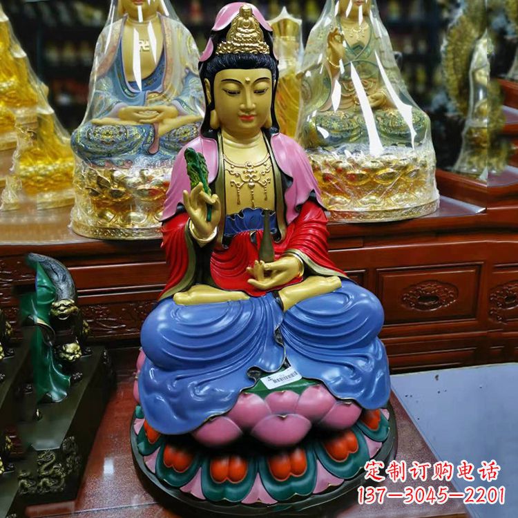 福州黄铜观音雕像佛像