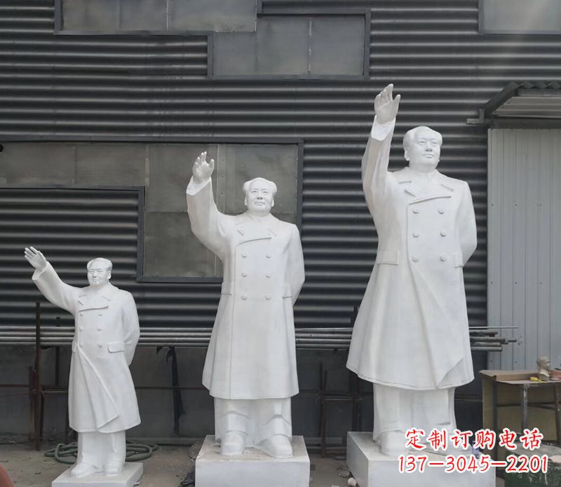 福州挥手毛主席校园伟人石雕