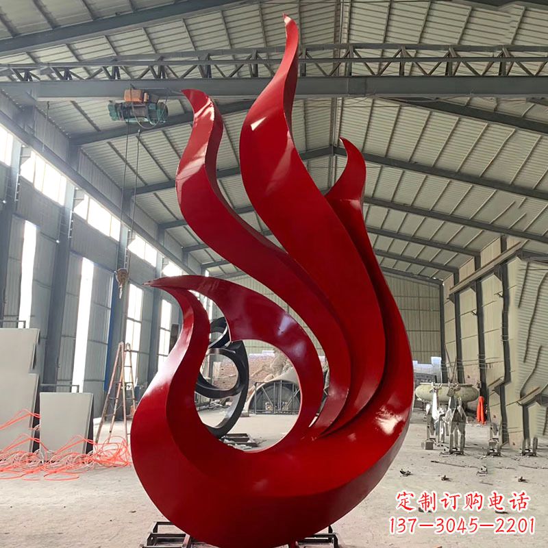 福州火凤凰不锈钢喷漆雕塑:添彩你的家居空间