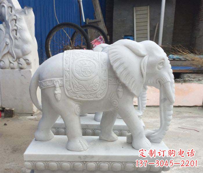 福州精美大象雕塑,门口装点新灵感