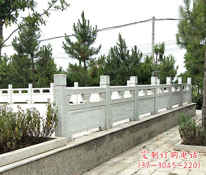 福州景区大理石栏杆石雕_2