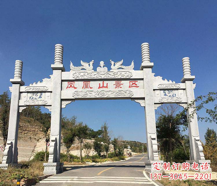 福州中领雕塑:高质量牌坊石雕