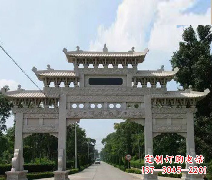 福州高品质牌坊石雕,专为客户量身定制