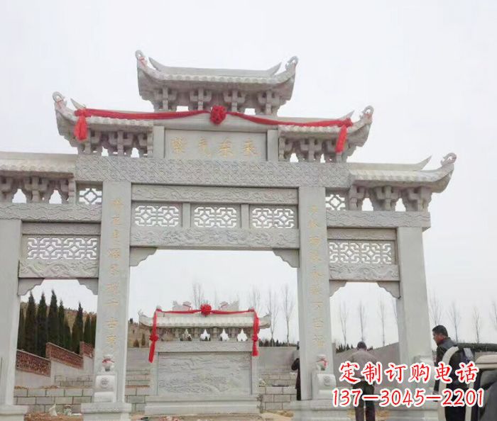 福州中领雕塑专业定制牌坊石雕