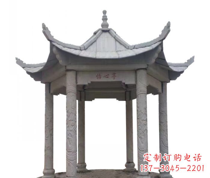 福州精美凉亭石雕–精细雕刻制作精致的艺术品