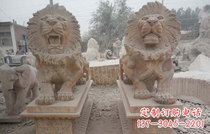 福州中领雕塑狮子雕塑给您带来动人心弦