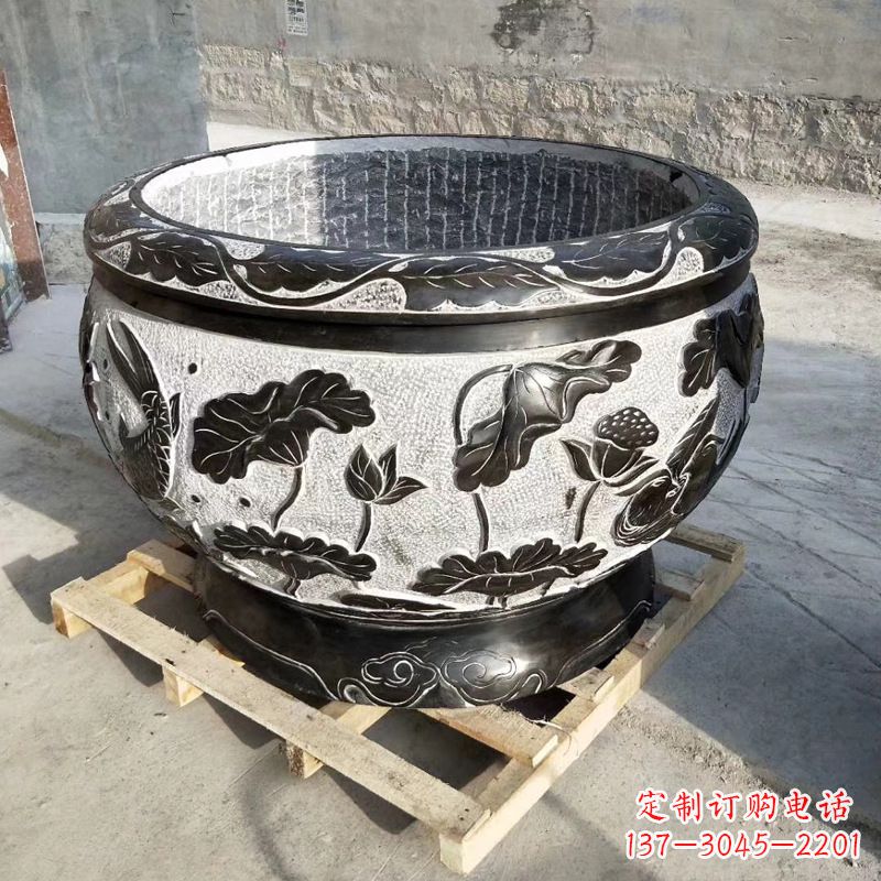 福州青石仿古水缸