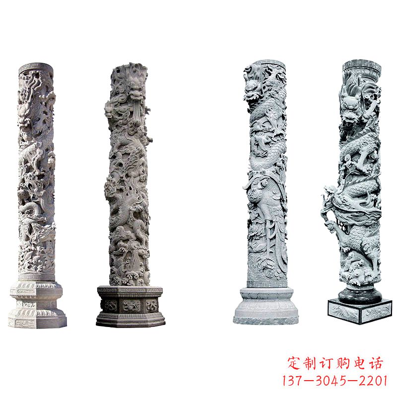 福州精美绝伦的石雕龙柱