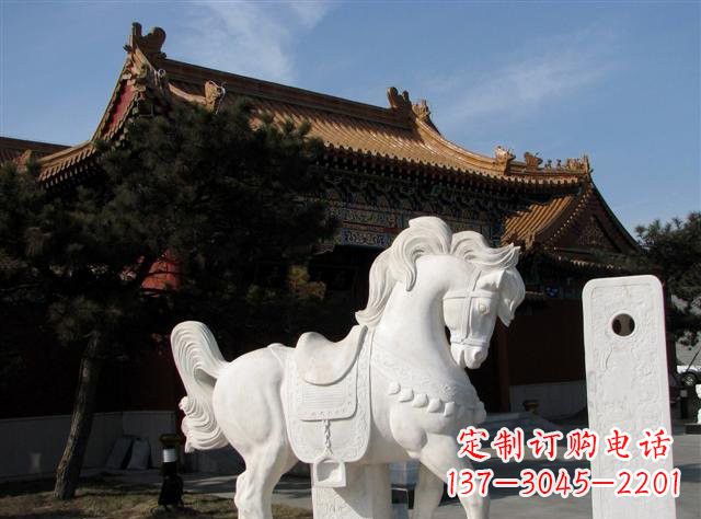 福州石雕小马
