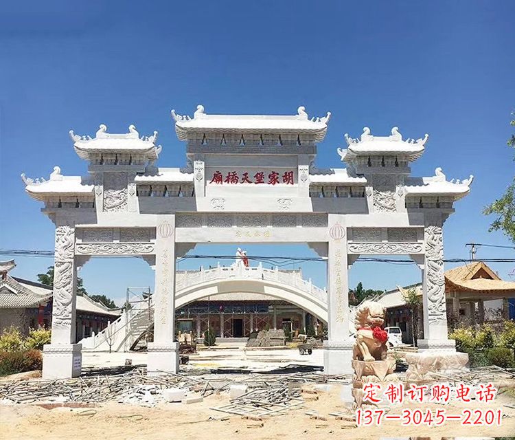 福州石牌坊的雕刻