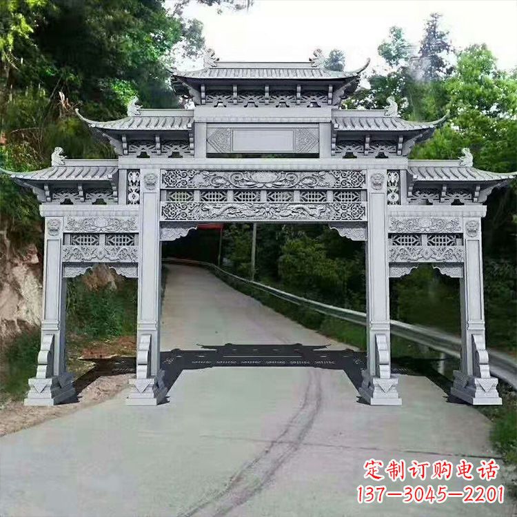 福州石牌楼青石牌坊