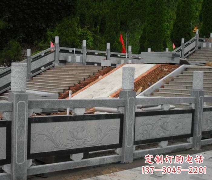福州寺庙景观仿古石栏板 (2)
