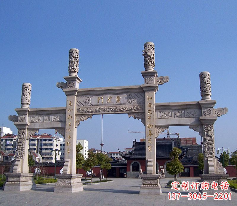福州寺庙景观石牌坊