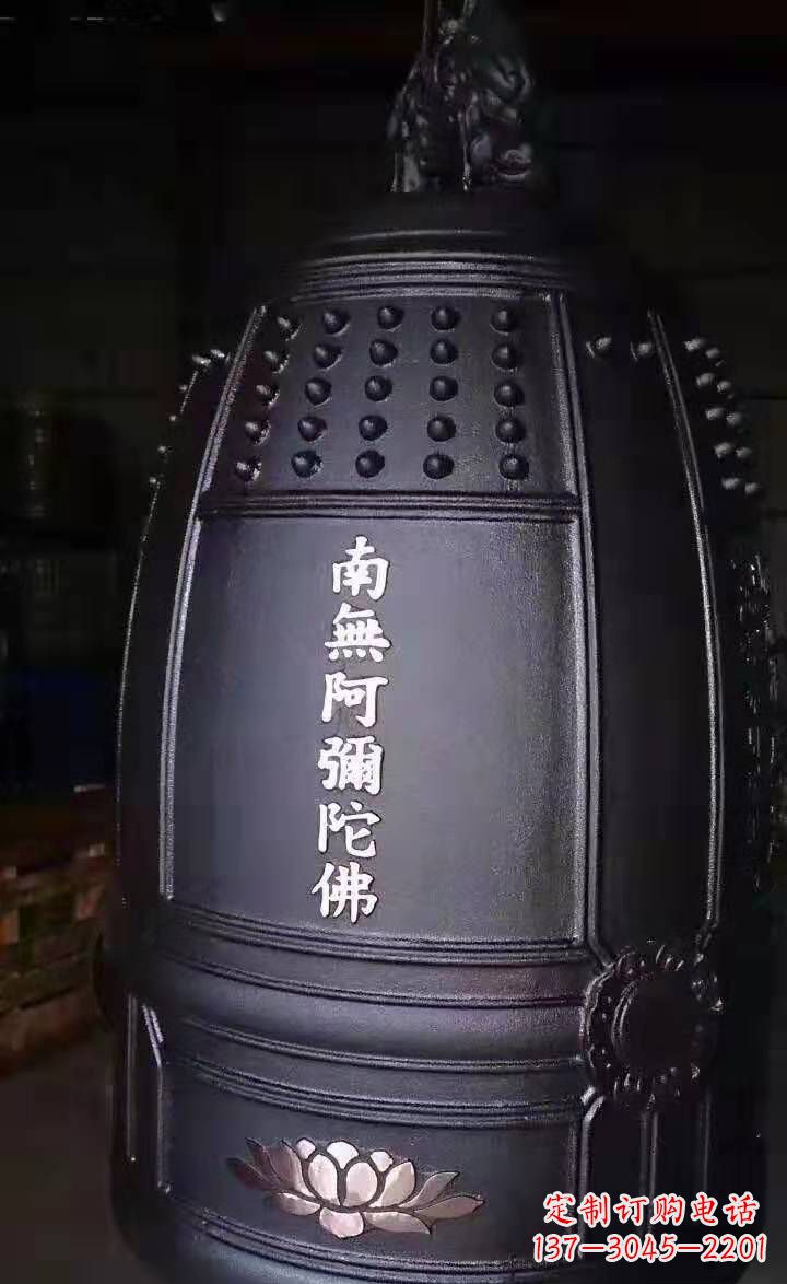 福州寺庙铜钟雕塑户外景观雕塑