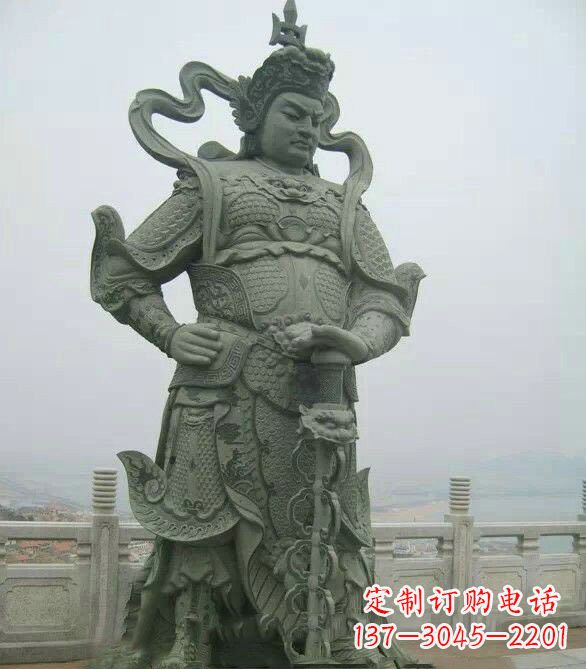 福州寺庙韦陀菩萨石雕