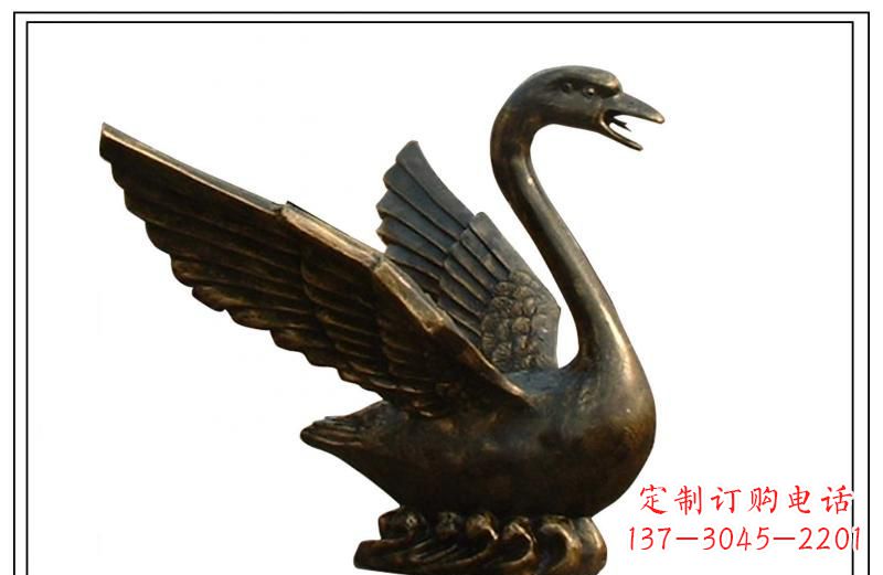 福州天鹅喷泉铜雕