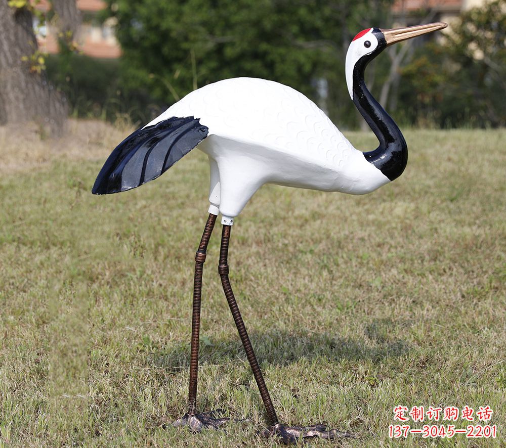 福州庭院仙鹤雕塑