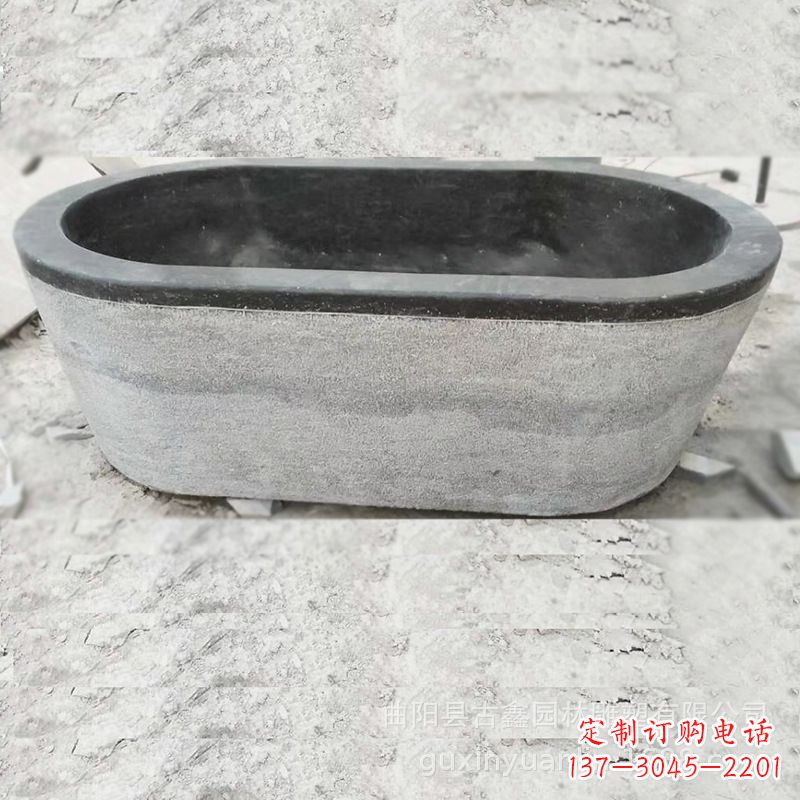 福州庭院养鱼石雕水槽