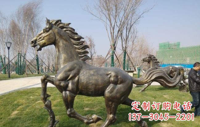 福州铜雕奔马