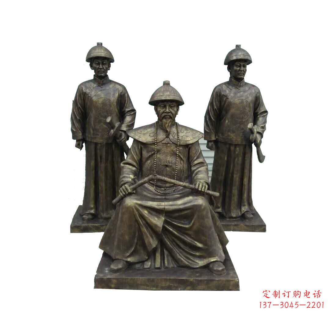福州铜雕古代名人林则徐