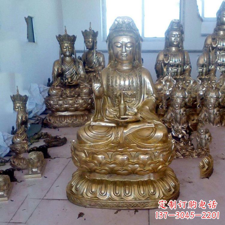 福州铜雕观音雕塑