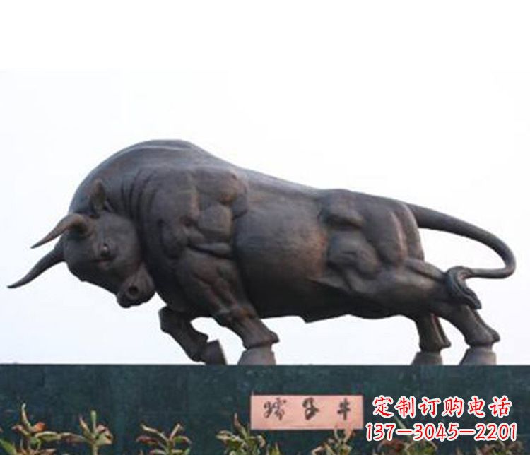 福州铜雕孺子牛动物雕塑