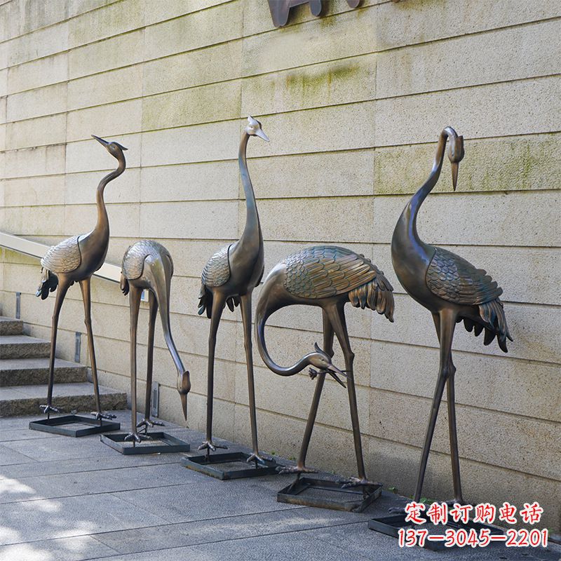福州仙鹤不锈钢雕塑